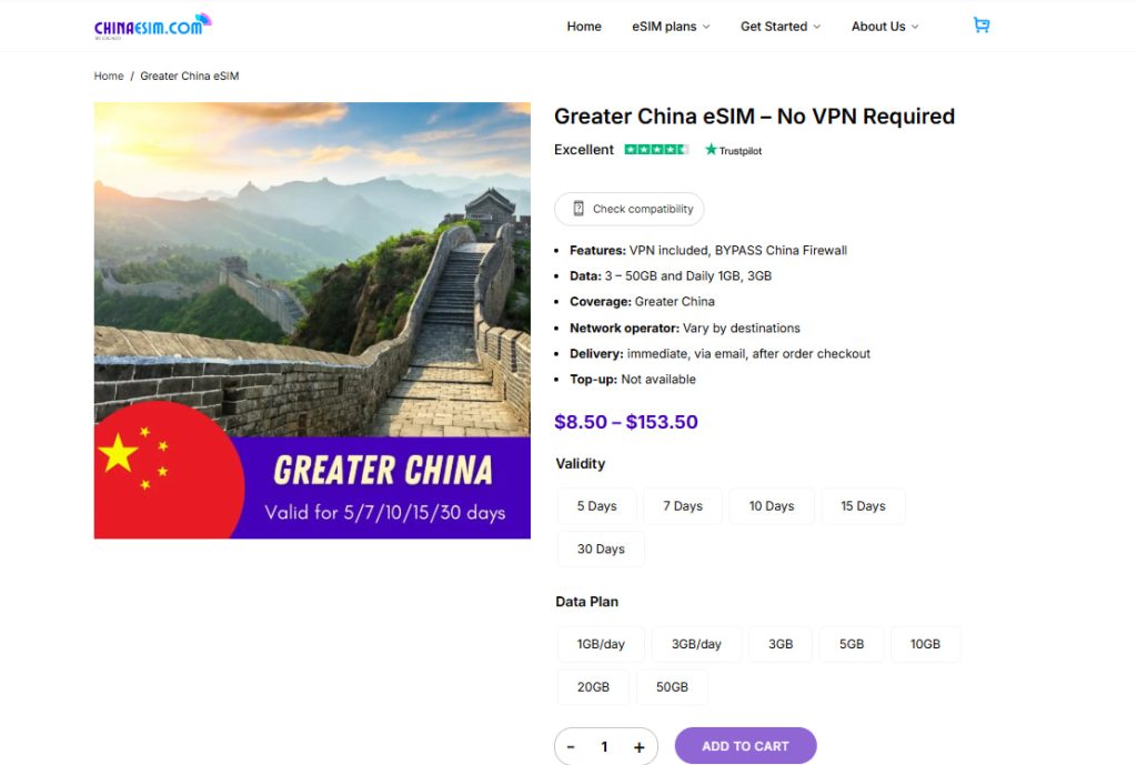 Tourists can use China eSIM to be able to use Google while in China